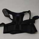 Upright Posture Corrector, Comfortable Lumbar Support Belt with 3D Elastic Kintted Mesh, Upper and Lower Back Pain Relief, Easy to Put on & Take off, Fit Various Body Shape, Size L (Upper Waist: 41.3"-47.2")
