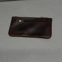 Vintage Leather Pencil Case Pouch, Pen Pouch for Work and University, for Men and Women Elegant & Practical Brown Leather Pencil Cases for Adults Perfect for Office (Black)