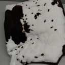 Soft Cow Print Blanket, Ultra Cozy Cow Throw Blanket for Couch Bed and Travel, Cow Decor Throw Blankets for All Seasons 50"x 60"