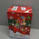 LOKIPA 12 Pack Christmas No Snap Party Table Favors, Christmas Crackers with Prizes Xmas Themed Pattern Party Supplies with Party Hat, Joke & Xmas Gift for Parties, Dinners & Holidays