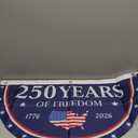 4 Pack 1.5x3 FT 250th Anniversary USA Flag Patriotic Bunting, 1776-2026 250 Year American Anniversary Flag for Outdoor, Front Porch, Fence Banner Decorations(250th 4PCS-1.5X3 FT)