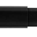 Kenney  Rogers Twist & Fit Tension Window Curtain Rod, No Tools Installation, 5/8" Diameter, Adjustable 4884", Black