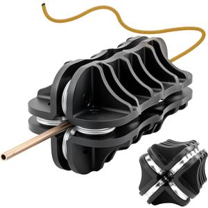 Brake Line Straightening Tool, Tubing Straightener, Handheld 3/16"  O.D. Bender for Brake Line Aluminum, Steel, Brass Coils (3/16Inch)