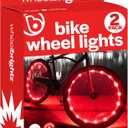 Brightz WheelBrightz 2-Pack LED Bike Wheel Lights - 2026 Edition with Superior Straps & LED-Weatherproof Shield! 14 Colors - Unmatched Durability, Visibility & 48+ Hours of Dazzling Illumination