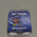 Husqvarna H30 16 Inch Chainsaw Chain, 3/8" Pitch, .043" Gauge, 56 Drive Links, Genuine Husqvarna Chainsaw Blade Replacement with Low Kickback and Low Vibration, Gray