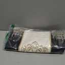 Jewish Tallit Bag with Gold Crown Embroidery, Black and White with Rhinestone Accents, Zippered Tallis Storage Pouch