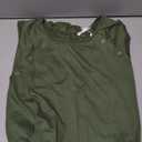 Ekouaer Womens Nursing/Delivery/Labor/Hospital Nightdress Short Sleeve Maternity Nightgown with Button XL (Army Green)