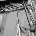 Baby Changing Table with Wheels, Maydolly Portable Adjustable Height Folding Diaper Station with Nursery Organizer & Storage Rack for Newborn Baby and Infant (Light Grey)