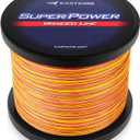 KastKing SuperPower Braided Fishing Line - Abrasion Resistant Braided Lines Incredible Superline Zero Stretch Smaller Diameter A Must-Have! 8lbs - 327yds