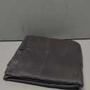 HLC.ME Lauren Semi Sheer Light Filtering Transparent Pocket Top & Back Tab Lightweight Long Window Curtains Drapery Panels Bedroom & Living Room, 2 Panels (54 x 96 Inch, Charcoal Grey)