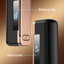 2 x Hand Warmers Rechargeable 2 Pack - Magnetic Electric Hand Warmers 10000mAh, AI Temp Control, Up to 131, Reusable Battery Operated Pocket Heater with Digital Display for Raynauds, Hunting, Golf