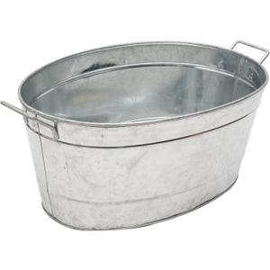 Achla Designs Standard Oval Galvanized Steel Tub