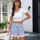Boxer Shorts Gingham Shorts Y2K Beach Bottoms | Plaid Shorts Y2K Pajama Bottoms Two Pockets