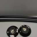 Zenna Home Rustproof Curved Shower Curtain Rod, No Drill Tension or Permanent Mount Adjustable Curved Shower Rod for Bathroom, Easy Install, Rounded for Extra Room, 50 to 72 Inches, Matte Black