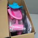 KRIDDO 2 in 1 Kids Tricycles Age 18 Month to 3 Years, EVA Wheels Upgraded, Gift, Trikes for Toddlers 2 to 3 Year Old with Push Handle and Duck Bell, Pink