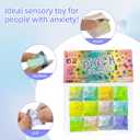 2 x 12Pcs Ice Cube Stress Balls - Party Favors Gifts for Adults, Funny Fidget Stress Ball, Squeezy Sensory Cubes, Soft Squishies Anxiety Toys for Adults with ADHD and Autism