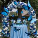 18 Pcs Large Butterfly Party Decoration 2 Sizes Paper Butterfly | 3D Wall Decor Attractive Hanging Butterflies for Birthday Baby Shower Wedding Decoration, Paper Butterflies for Wall Decor