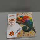 Bits and Pieces – Jigsaw Puzzle for Adults – Lizards Collage - Colorful Reptiles Jigsaw Puzzle by Tim Jeffs (500 Piece Puzzle)