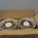 Sucolite Small 11.8'' Table Lamps Set of 2, Bedside Nightstand Lamps for Bedroom Kids Room, Cute Desk Lamps with Studded Texture Base for Reading Nursery Living Room Office, White & Beige