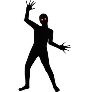 Spooktacular Creations Halloween Boy Fade Eye Shadow Costume for Halloween, Shadow Costume for Kids (Large (10-12 yr))