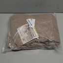 H.VERSAILTEX Stretch Velvet 2 Piece T Cushion Sofa Slipcovers - Individually Fitting Cushion Covers for 2 Cushion Couch - Stay in Place (Taupe)