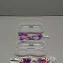 Aegend Kids Swim Goggles, Pack of 2 Swimming Goggles for Children Boys & Girls Age 3-14 (Aqua Crisp White & Aqua Purple)