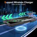 for Samsung Z-Fold-6 Pen Case: Slim Hinge Stand Case with Screen Protector - Support Wireless Charging - Soft Full Body Protective Phone Cover for Galaxy Z Fold6 Black