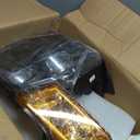 Headlights Assembly for 2006 2007 2008 2009 2010 Jeep Commander, Factory OE Replacement Halogen Headlamps with Bulbs, Black Housing Amber Reflector, Driver and Passenger Side