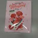 3 x Valentines Heart Garland Banner, Pre-Strung - Valentines Decorations - Valentines Banner Garland- Anniversary Wedding Birthday Party Decorations - Outdoor Home Hanging galentine's Day Decor