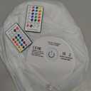 Rukars Floating Ball Pool Light Solar Powered 4 PCS, 14 Inch Inflatable Hangable IP68 Waterproof Rechargeable Color Changing Led Glow Globe Pool