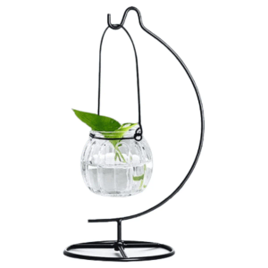 Spiral Ornament Display Stand Iron Hanging Stand Rack Holder for Hanging Glass Globe Air Plant Terrarium Witch Ball Christmas Ornament and Home Wedding Decoration