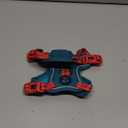 PHOEPET No Pull Dog Harness, Unique Colors Reflective Adjustable Dog Vest, with Soft Training Handle Metal Clips for Small Medium Large Dogs (Teal Base & Red Straps, XS)