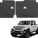 Custom for 2020-2025 2026 Jeep Gladiator JT Rear Seat Backrest Mats All Weather Protection TPE Accessories (Backrest Mats)