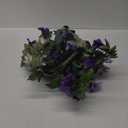 HyeFlora Artificial Flowers for Outdoors 2PCS Spring Faux Morning Glory Look Real Silk Flowers for Outside Planter UV Resistant Fake Flowers for Home Garden Balcony Yard Porch Deco Purple