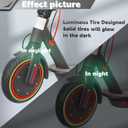 8.5x2.0 Solid Tire, Nighttime luminous Design, 50/75-6.1 8 1/2x2 Inch Replacement Tire, Fit for Wheelspeed Primer Hiboy S2 Electric Scooter, Explosion-Proof Tubeless Tire, Green 1pc
