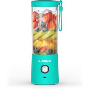 BlendJet 2 Portable Blender for Smoothies & Shakes - BlendJet Cordless Personal & Small Blender, USB-C Rechargeable & Self Cleaning - (Mint, 16 oz.)