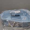 Large Cleaning Supplies Caddy Portable Shower Basket Supply Organizer with Handle Plastic Bucket Tool Storage for Bathroom, Bedroom, Kitchen, College Dorm, Garden, Blue