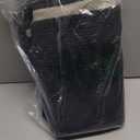 KOZYFLY Rugs for Entryway 3x5 ft Washable Area Rug Non Slip Rubber Backed Entry Rug Woven Indoor Door Mat Cotton Kitchen Rugs Floor Carpet for Entryway, Foyer, Backdoor, Black/Dark Grey