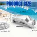 T-5 Salt Cell for Pool Replacement Hayward Salt Cell T-5 Water Pool Chlorinator Generator, Salt Cell for Pool up to 20,000 Gallons, Easy to Install (20000 Gallon)
