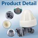 7187065 Water Softener Nozzle and Venturi Assembly, Compatible with GE, Kenmore, Whirlpool, Morton, NorthStar, Replaces 7214969, 7165704, 7238450, WS15X10027, WS15X10046-2 pcs