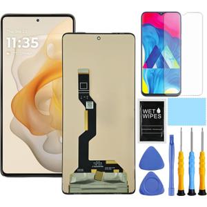 [2024 Version] for Motorola G Stylus 5G Screen Replacement for Moto G Stylus 5G 2024 Screen Replacement kit XT2419 XT2419-1 XT2419-2 LCD Display Digitizer Touch Screen Assembly 6.7 inch Black