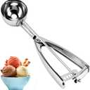 Ice Cream Scoop, Cookie Scoop, 18/8 Stainless Steel Cookie Scooper, Cookie Scoops for Baking, 3Tbsp/45ml/1.5oz Cookie Dough Scoop, Ice Cream Scooper with Trigger Release, Cookie Scooper for Baking (#20)