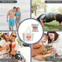 2 x Beach Bag, Travel Beach Bags for Women, Waterproof Sandproof Wet Bag (Rainbow)