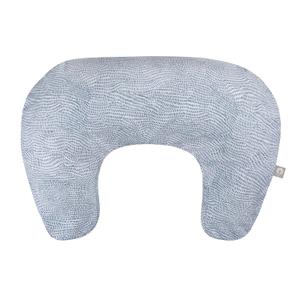 Boppy Nursing Pillow, Blue Speckled Current, Larger, More Supportive Pillow for Breastfeeding and Bottle Feeding; Firmer Fill, Higher Lift, Larger Area Than Original Nursing Pillow; JPMA Certified
