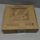 AMOSIJOY Cordless Cat Window Perch, Cat Hammock for Wall with 4 Strong Suction Cups, Solid Metal Frame and Two Replaceable Covers, Foldable Cat Beds for Indoor Cats (Large-Cushion Bed-Gray)