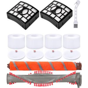 Leadaybetter UV810 Roller Brush Filter Replacement for Shark DuoClean NV800 NV800W NV801 NV801Q NV803 Powered Lift Away Speed Upright Vacuum, Compare to Part # 1147FT800 & 1148FT800 & XHF680 & XFF680