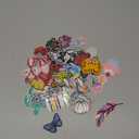 NICEVINYL Embroidered Iron-on Patches Applique: 72Pcs Random Assorted Decorative Patches Iron on/Sew on for Clothing Accessories