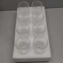 wookgreat Tall Beer Glasses, Set of 8 Hammered Glass Cups, highball glasses, 17oz Tumbler Drinking Glass Set, Cocktail Drinking Glasses, Water Cups, Bar Glassware, Juice, Iced Tea, Margarita