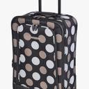 Rockland Fashion Softside Upright Luggage Set, Expandable, New Black Dot, 2-Piece (14/19)