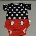 dicilly Cute Mouse Eyes Baby Bodysuit soft cartoon short sleeve clothing for baby romper for Boys Girls 3 Months - 24 Months, 0-3M